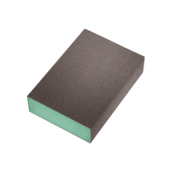 Губка 7991 абразивная 4-сторон. siasponge blok мягкая STANDARD 69x98x26мм SUPERFINE (зелен)